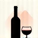 Icona di una bottiglia di vino dell'Etna